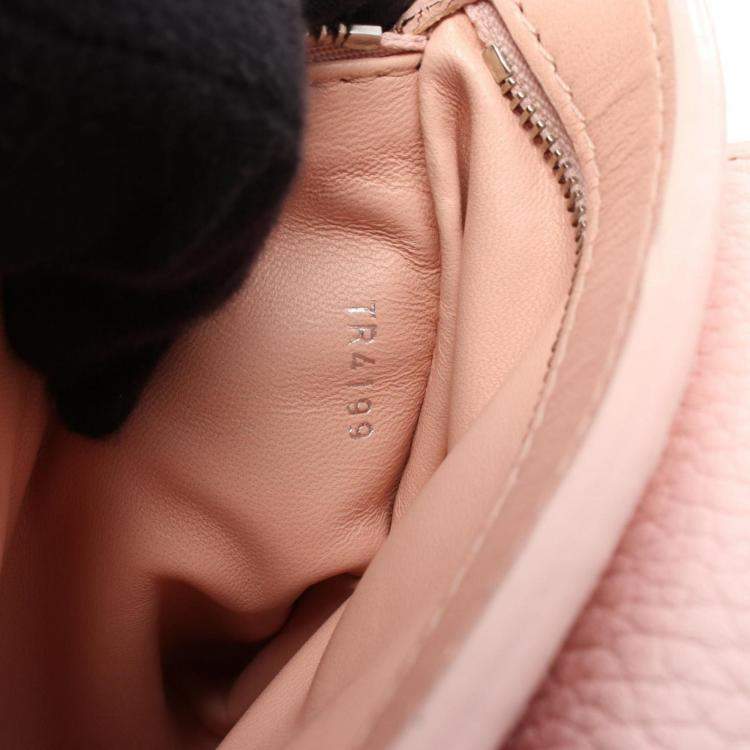 Pre Owned Louis Vuitton Capucines BB Pink Taurillon Leather Top Handle Bag