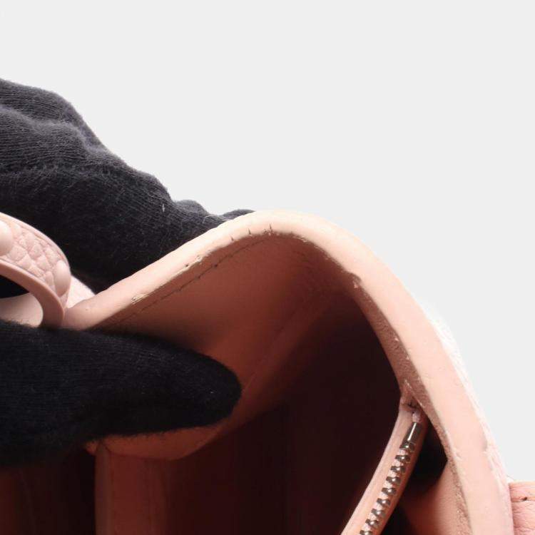 Pre Owned Louis Vuitton Capucines BB Pink Taurillon Leather Top Handle Bag