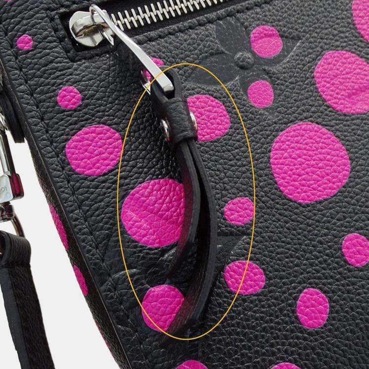 Pre Owned Louis Vuitton Metis MM Black, Pink, Orange Monogram Empreinte Leather Shoulder Bag