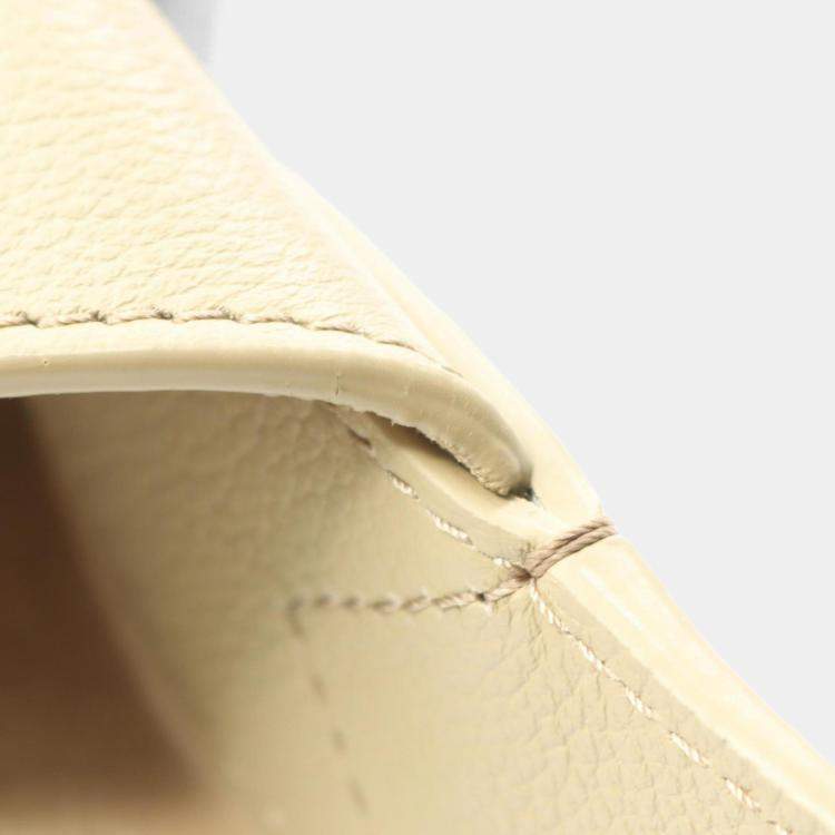 Pre Owned Louis Vuitton Lowkey Hobo MM Beige Leather Shoulder Bag