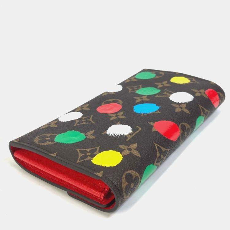 Pre Owned Louis Vuitton Monogram Portefeuille Sarah NM Brown Canvas Bifold Long Wallet