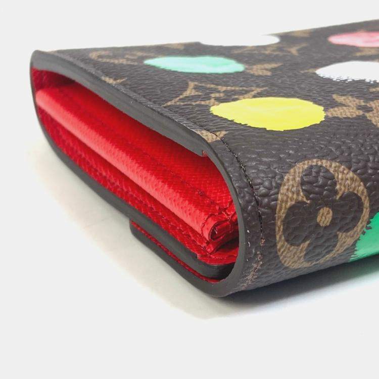 Pre Owned Louis Vuitton Monogram Portefeuille Sarah NM Brown Canvas Bifold Long Wallet