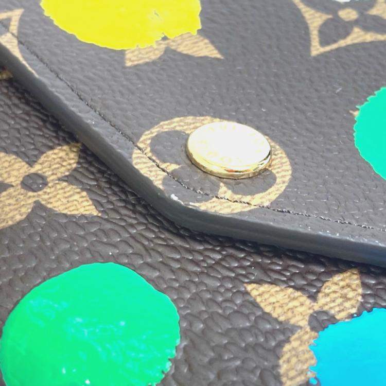 Pre Owned Louis Vuitton Monogram Portefeuille Sarah NM Brown Canvas Bifold Long Wallet