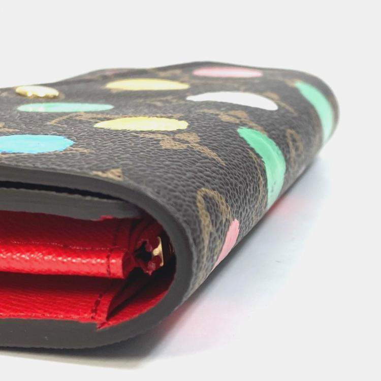 Pre Owned Louis Vuitton Monogram Portefeuille Sarah NM Brown Canvas Bifold Long Wallet