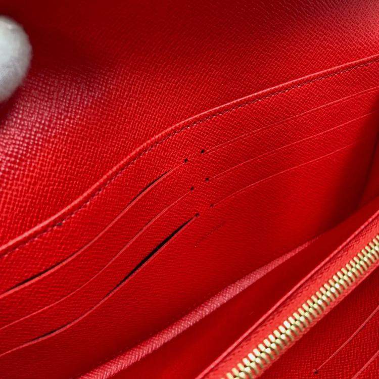 Pre Owned Louis Vuitton Monogram Portefeuille Sarah NM Brown Canvas Bifold Long Wallet