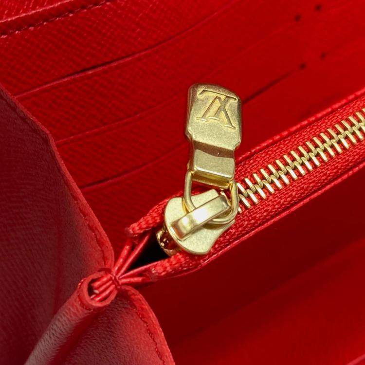 Pre Owned Louis Vuitton Monogram Portefeuille Sarah NM Brown Canvas Bifold Long Wallet