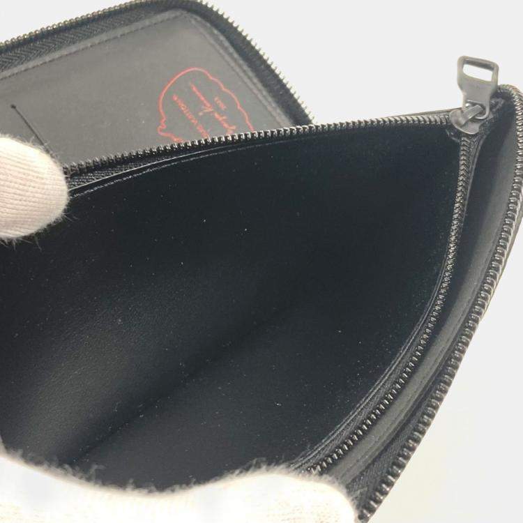 مملوكة مسبقًا Louis Vuitton Monogram Empreinte Zippy Vertical Black Red Leather Long Wallet