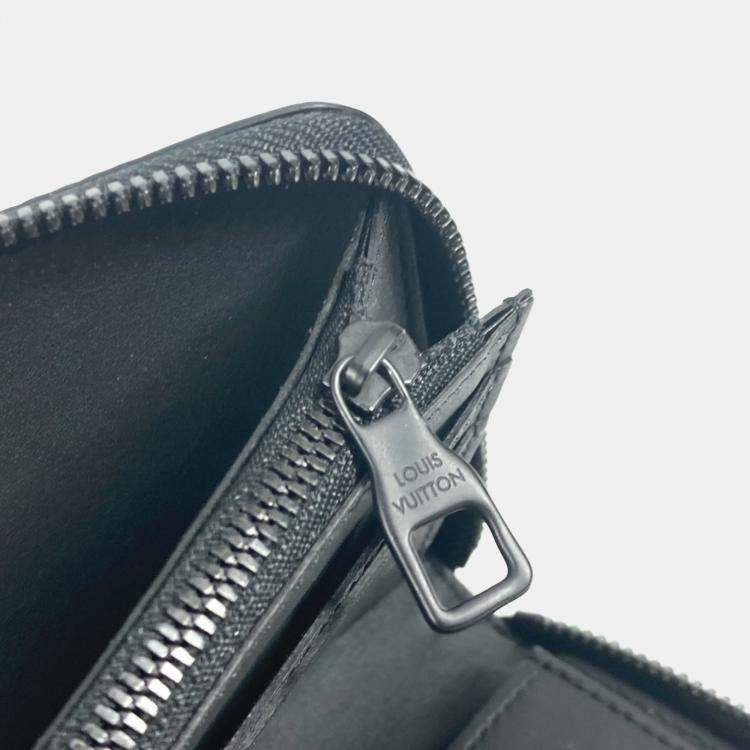 مملوكة مسبقًا Louis Vuitton Monogram Empreinte Zippy Vertical Black Red Leather Long Wallet