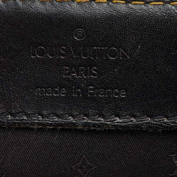 Pre Owned Louis Vuitton Black Suhali Leather Le Fabuleux Bag