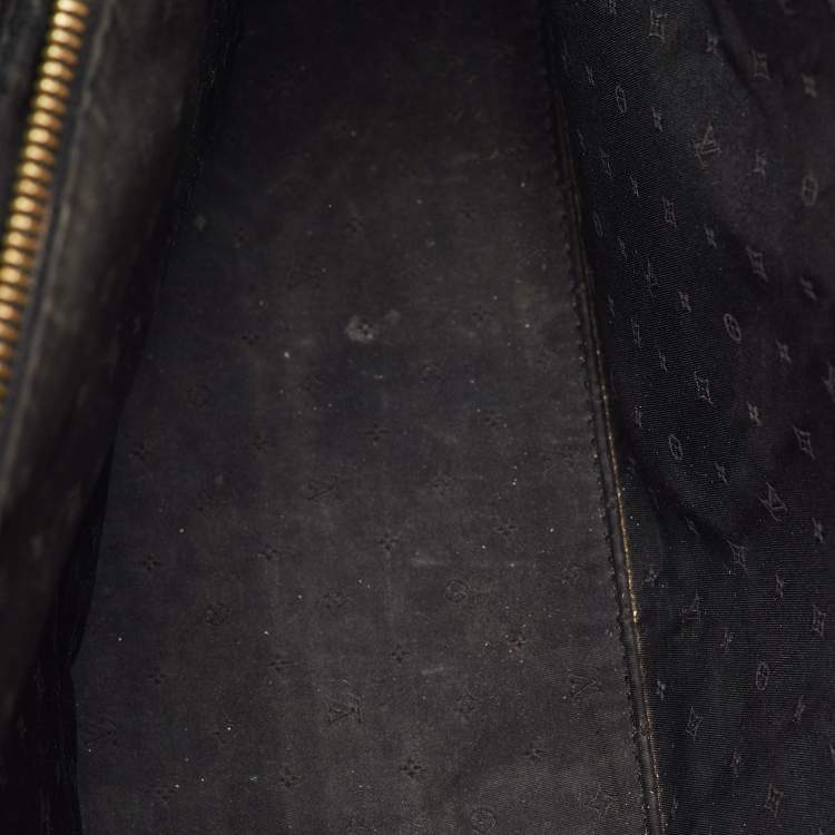 Pre Owned Louis Vuitton Black Suhali Leather Le Fabuleux Bag