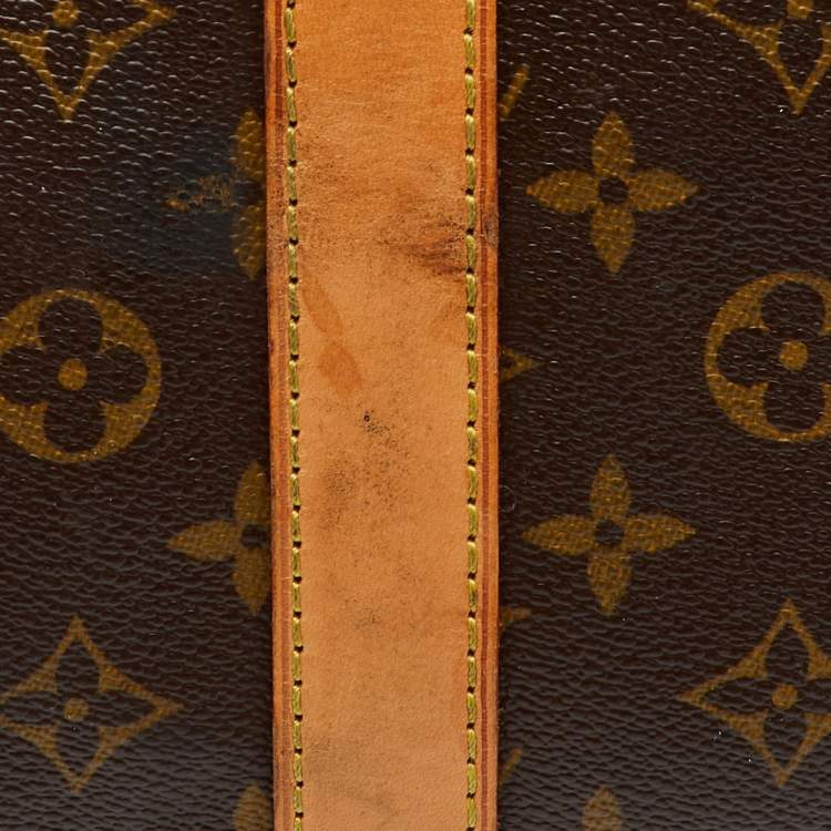 Pre Owned Louis Vuitton Monogram Canvas Keepall Bandoulière 60 Bag