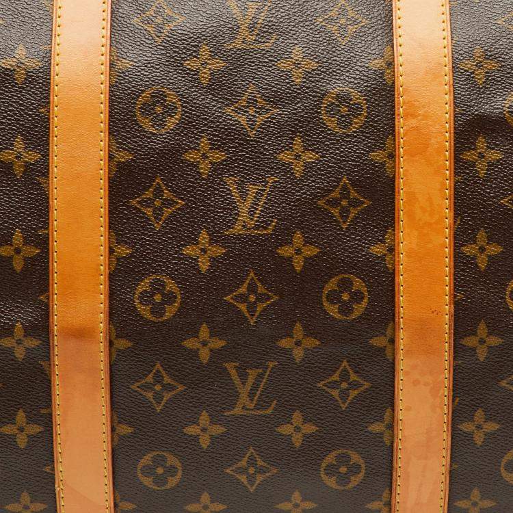 Pre Owned Louis Vuitton Monogram Canvas Keepall Bandoulière 60 Bag