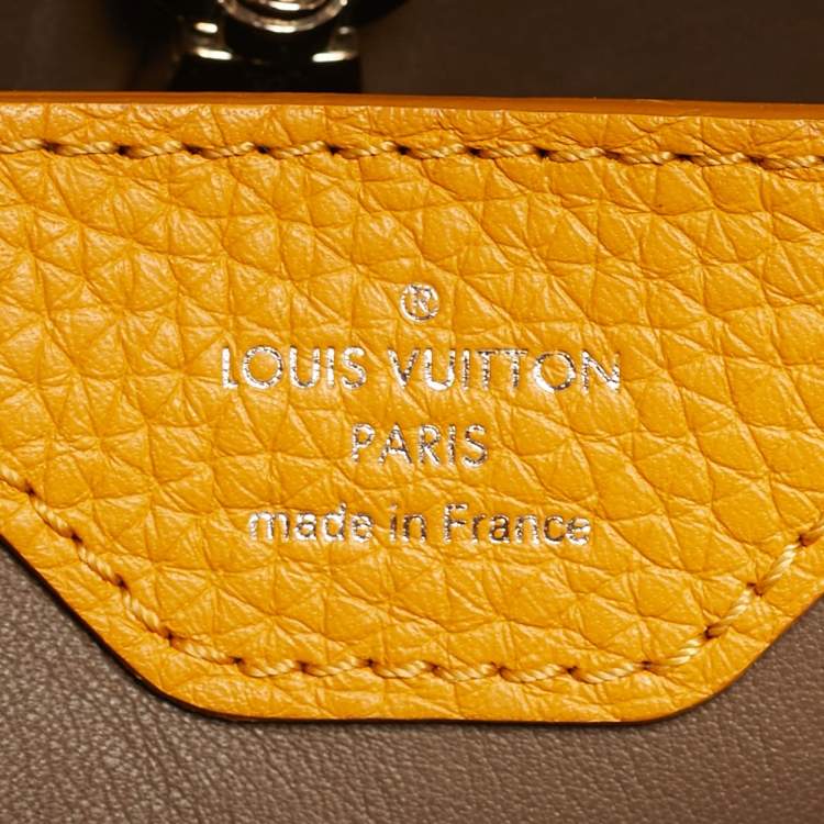 Pre Owned Louis Vuitton Safran Leather Capucines BB Bag