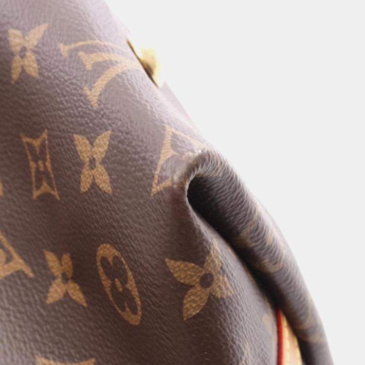 Pre Owned Louis Vuitton Carryall NM MM Brown Monogram Canvas Shoulder Bag