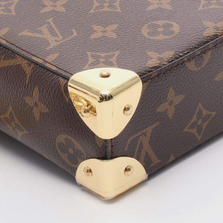Pre Owned Louis Vuitton Camera Box Brown Monogram Canvas Handbag
