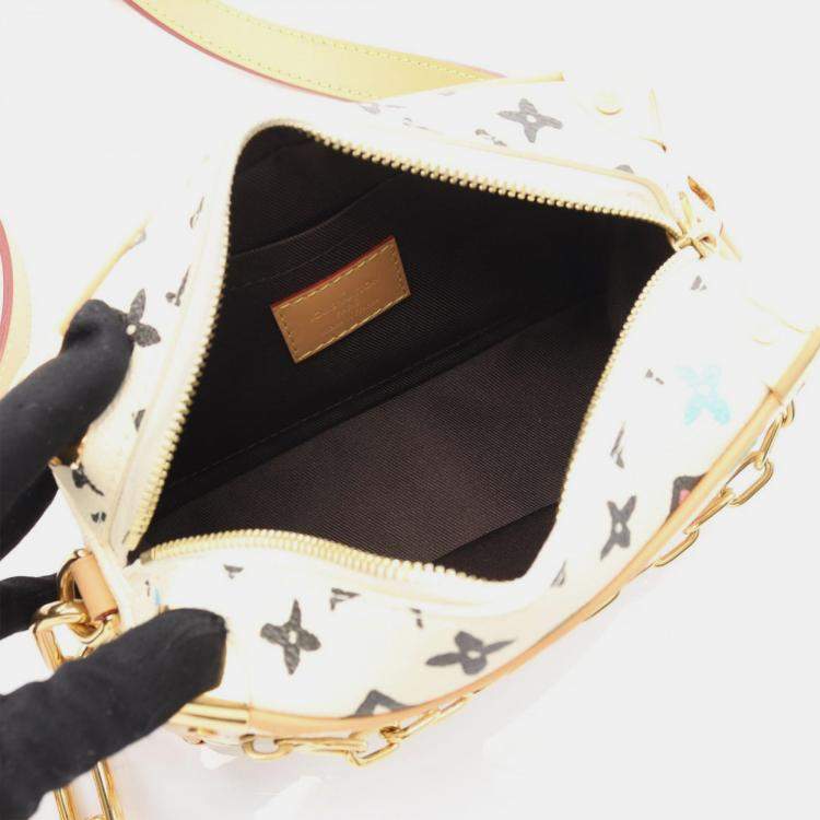 مملوكة مسبقًا Louis Vuitton Mini Soft Trunk Beige Monogram Canvas and Leather Shoulder Bag