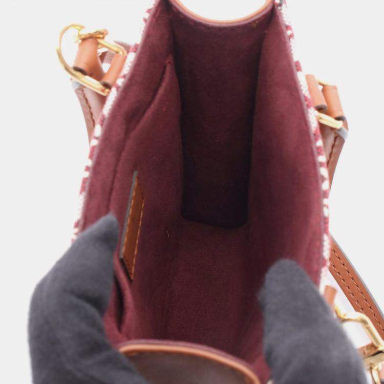 Pre Owned Louis Vuitton Since 1854 Petit Sac Plat Red Canvas Tote Bag