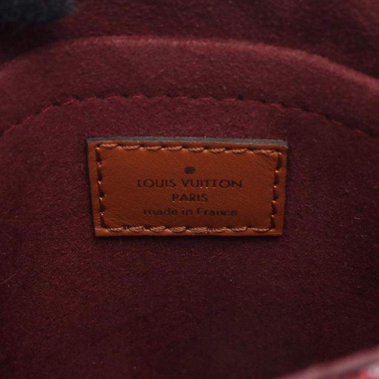 Pre Owned Louis Vuitton Since 1854 Petit Sac Plat Red Canvas Tote Bag