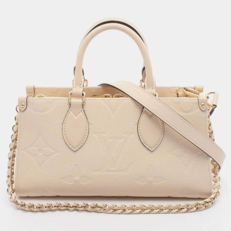 Pre Owned Louis Vuitton On The Go Monogram Empreinte East West Satchel Bag