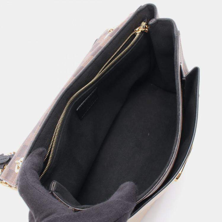 Pre Owned Louis Vuitton Vavin PM Brown Canvas Tote Bag