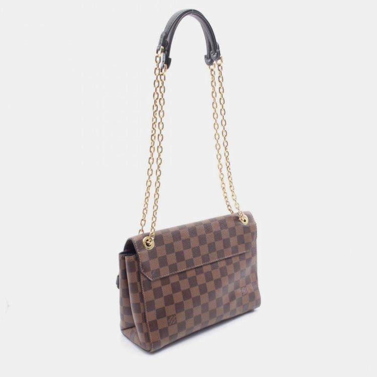 Pre Owned Louis Vuitton Vavin PM Brown Canvas Tote Bag