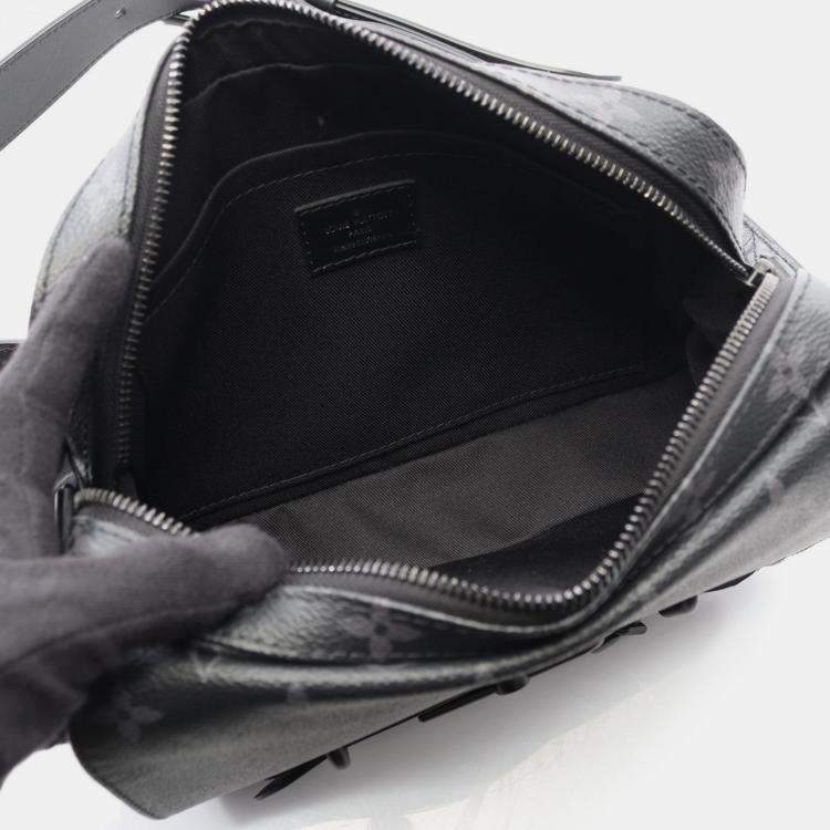 Pre Owned Louis Vuitton Streamer Monogram Eclipse Crossbody Bag