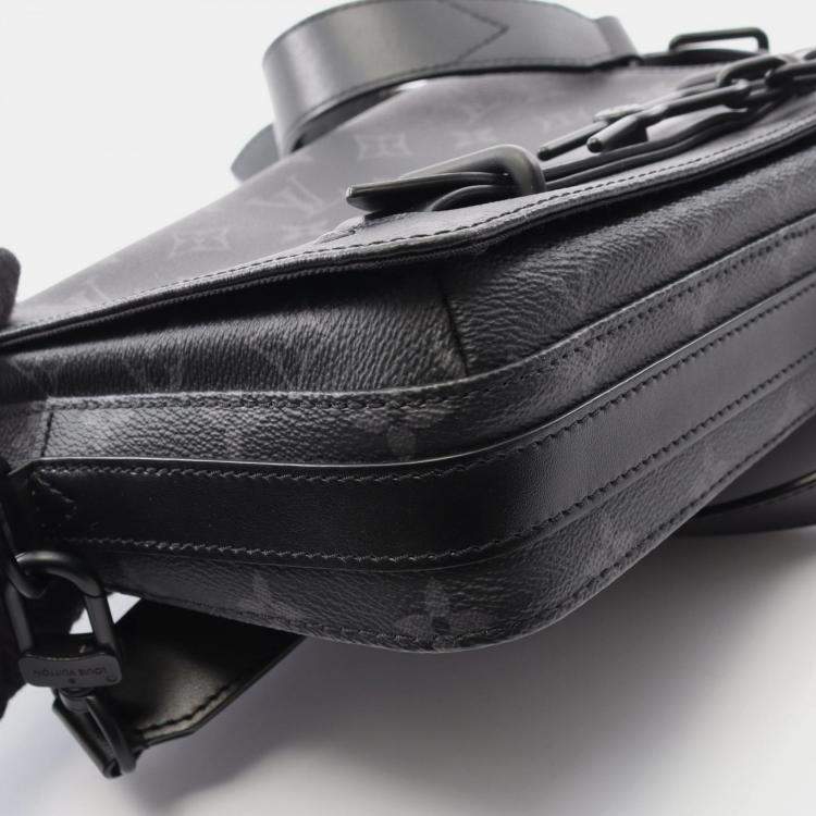 Pre Owned Louis Vuitton Streamer Monogram Eclipse Crossbody Bag