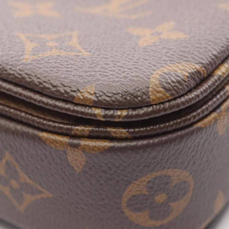 Pre Owned Louis Vuitton Metis Brown Monogram Canvas Shoulder Bag