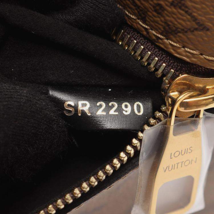 Pre Owned Louis Vuitton Metis Brown Monogram Canvas Shoulder Bag