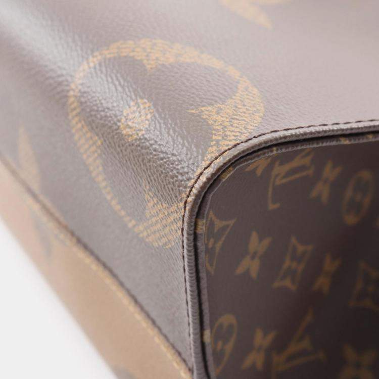 مملوكة مسبقًا Louis Vuitton On The Go MM Brown Coated Canvas Totes Bag