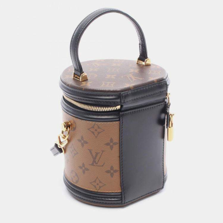 Pre Owned Louis Vuitton Cannes Brown Canvas Top Handle Bag