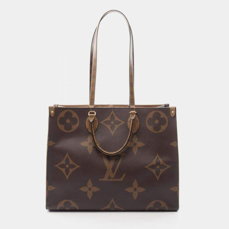 مملوكة مسبقًا Louis Vuitton Onthego GM Brown Monogram Canvas Tote Bag
