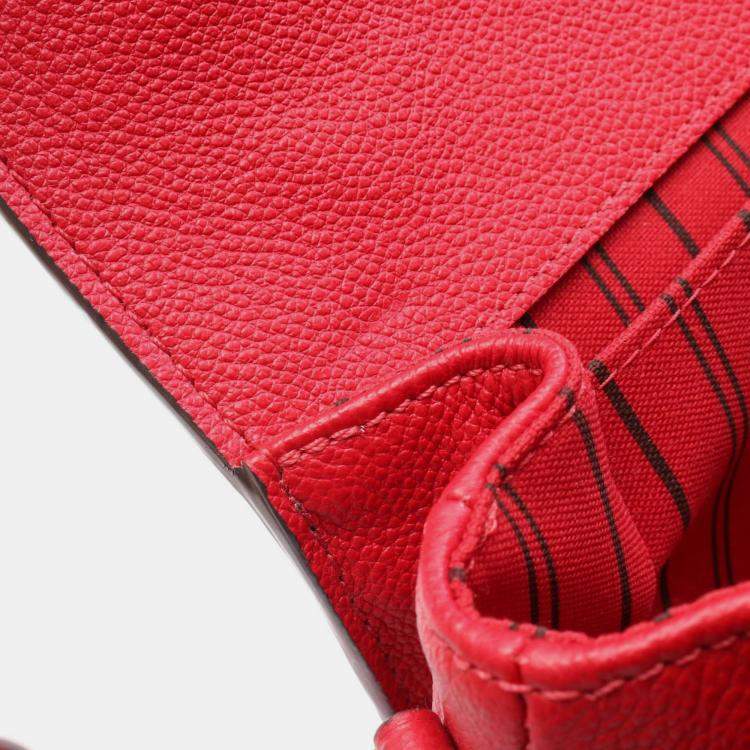 مملوكة مسبقًا Louis Vuitton Metis Cerise Monogram Empreinte Leather Pochette Shoulder Bag