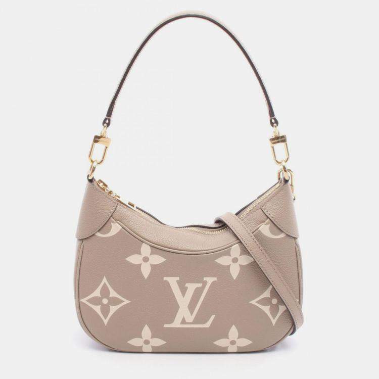 Pre Owned Louis Vuitton Bagatelle NM Beige Empreinte Monogram Giant Hobo Bag