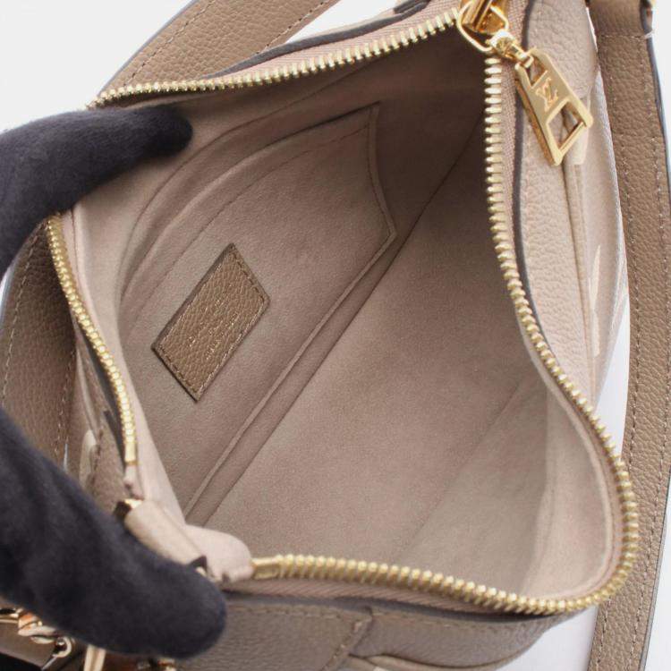 Pre Owned Louis Vuitton Bagatelle NM Beige Empreinte Monogram Giant Hobo Bag