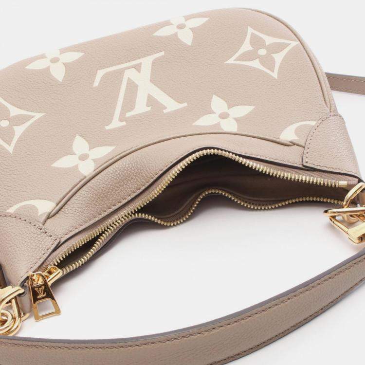 Pre Owned Louis Vuitton Bagatelle NM Beige Empreinte Monogram Giant Hobo Bag