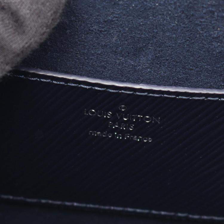 Pre Owned Louis Vuitton Twist MM Navy Epi Leather Chain Shoulder Bag