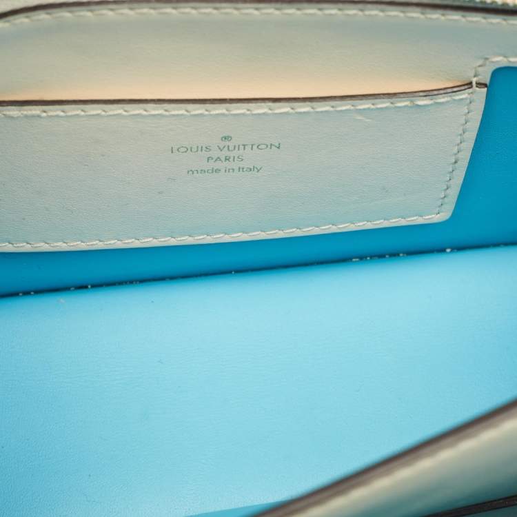 Pre Owned Louis Vuitton Cream Leather LV Pont 9 Bag