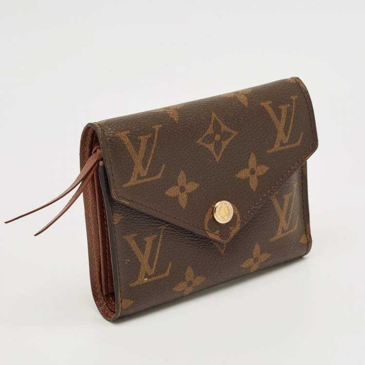 Pre Owned Louis Vuitton Monogram Canvas Victorine Wallet