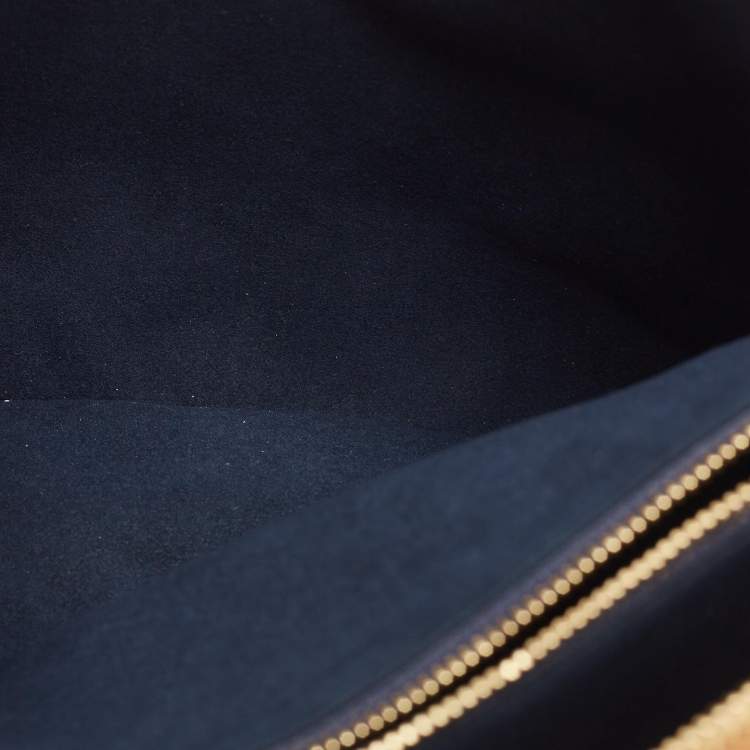 Pre Owned Louis Vuitton Gold Monogram Embossed Leather Coussin PM Bag