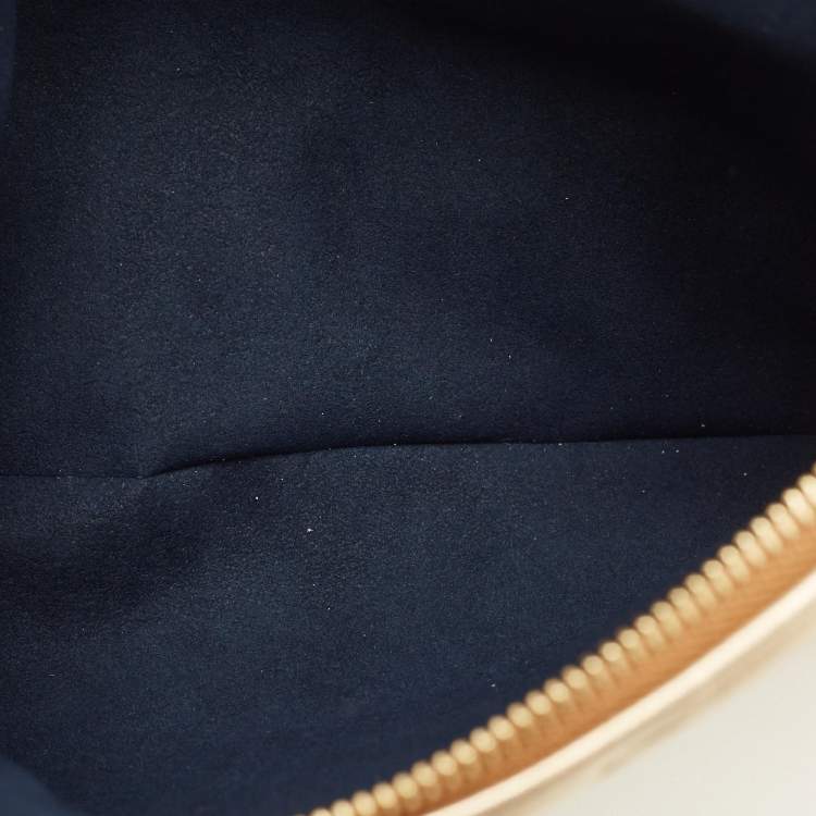 Pre Owned Louis Vuitton Gold Monogram Embossed Leather Coussin PM Bag