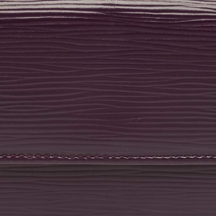 Pre Owned Louis Vuitton Cassis Epi Leather Sarah Wallet