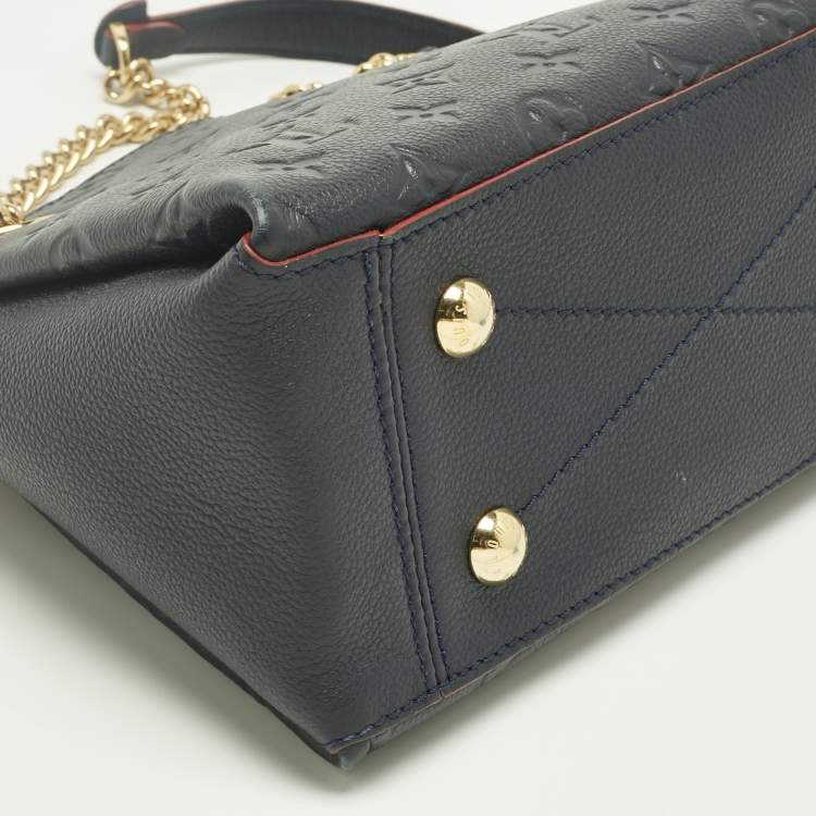 Pre Owned Louis Vuitton Celeste Monogram Empreinte Leather Surene BB Bag