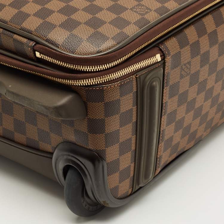 Pre Owned Louis Vuitton Damier Ebene Canvas Pegase 55 Luggage