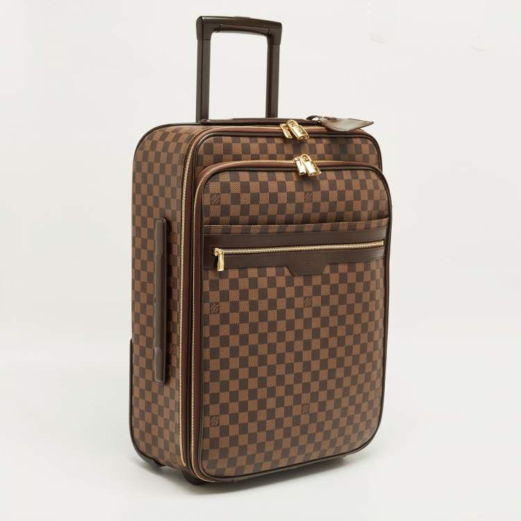 Pre Owned Louis Vuitton Damier Ebene Canvas Pegase 55 Luggage