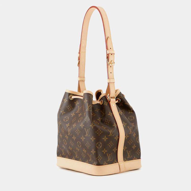 مملوكة مسبقًا Louis Vuitton Petit Noe Brown Monogram Canvas Shoulder Bag