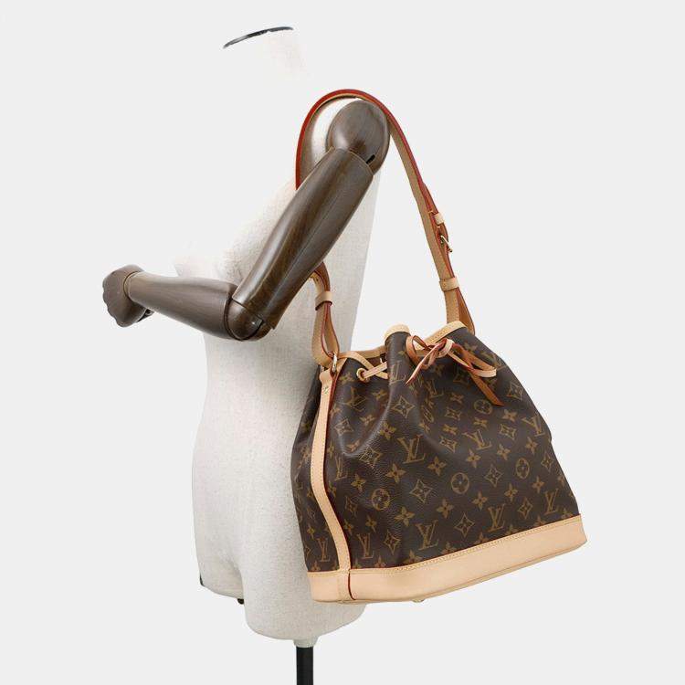 مملوكة مسبقًا Louis Vuitton Petit Noe Brown Monogram Canvas Shoulder Bag