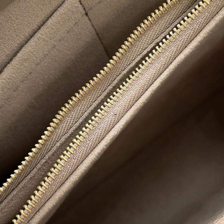 Pre Owned Louis Vuitton Babylone PM Grey Monogram Empreinte Leather Tote Bag