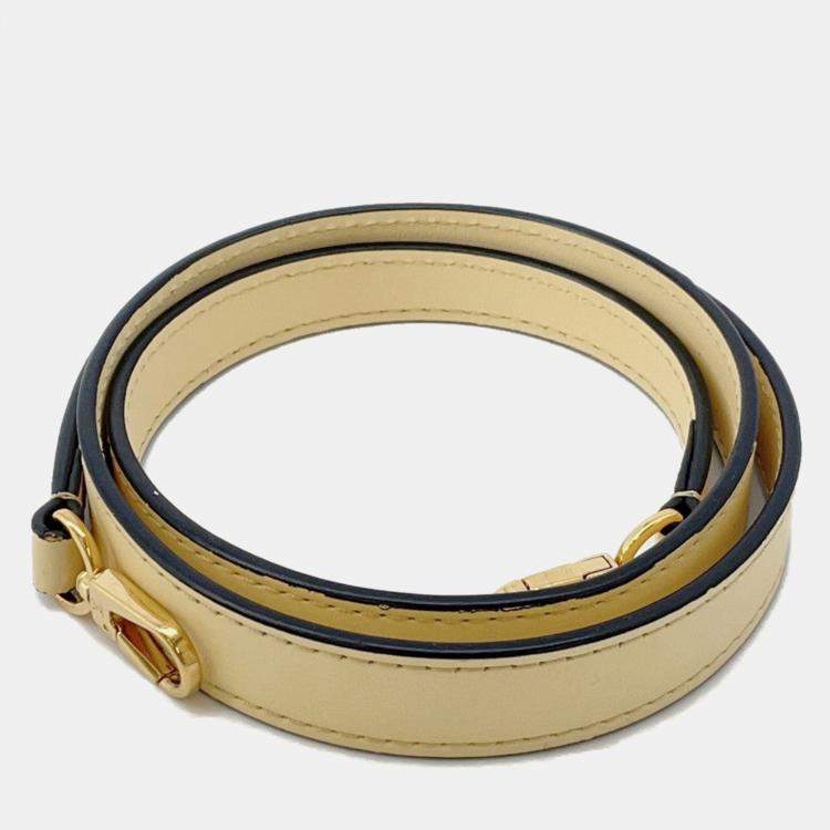 Pre Owned Louis Vuitton City Frame Yellow Taiga Calfskin Leather Top Handle Bag