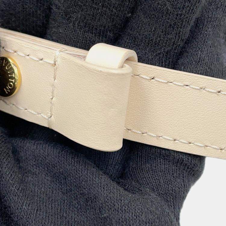 Pre Owned Louis Vuitton Multi Pochette Accessoires Cream Monogram Empreinte Calfskin Leather Crossbody Bag